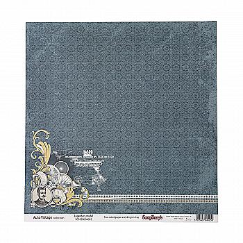 Папір для скрапбукiнгу Автовінтаж Легендарні моделі (10)