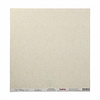 Папір для скрапбукiнгу Весільна Ніжно-зелений 4 (10)