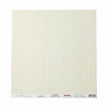 Бумага для скрапбукинга Свадебная Нежно-зеленый 3