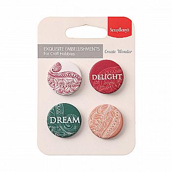 Набір металевих фішок "Бохо" № 1 Захоплення (англ. ), SCB340001082