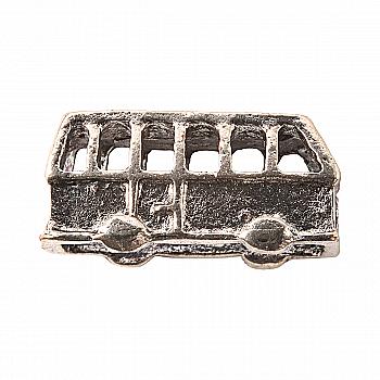 Набір металевих підвісок Автобус 17*11 мм, 10 шт