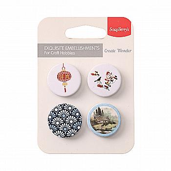 Набір металевих фішок № 2 Країна східного сонця, SCB340002024