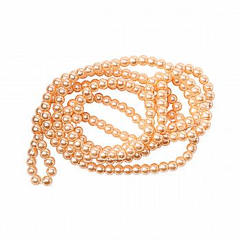 Намистини cкляні перлинні A050-A01-Ball-B1, 3 мм, D010-крем-брюле