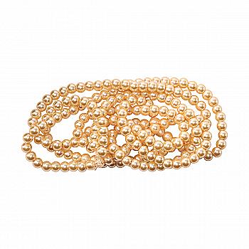 Намистини cкляні перлинні A050-A01-Ball-B1, 4 мм, D010-крем-брюле