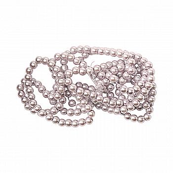 Намистини cкляні перлинні A050-A01-Ball-B1, 4 мм, D150-блідо-ліловий