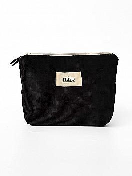 Косметичка вельвет - чорний (трикутник), VT03-6