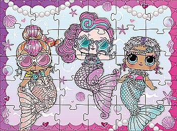 Набір пазлів "L.O.L Surprise! Mermaid", 30 елементів, LP30-003 ТМ "Ідейка"