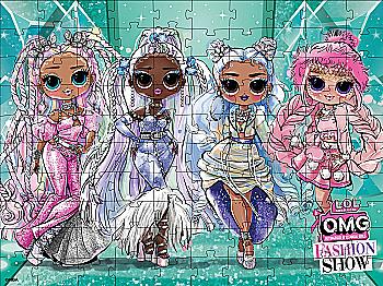 Набір пазлів "L.O.L. Surprise! O.M.G. Fashion Show", 100 елементів, LP100-005 ТМ "Ідейка"