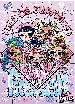 Набір пазлів "L.O.L. Surprise! Tweens Fierce Style", 60 елементів, LP60-003 ТМ "Ідейка"