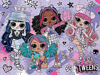 Набір пазлів "L.O.L. Surprise! Tweens Skate Dance", 100 елементів, LP100-003 ТМ "Ідейка"