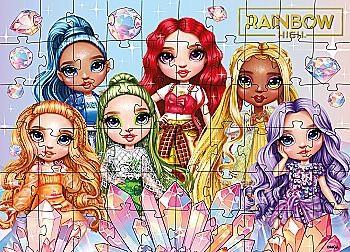 Набір пазлів "Rainbow High Creative Crystals", 60 елементів, LP60-002 ТМ "Ідейка"
