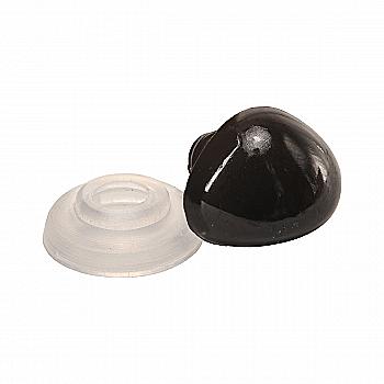 Носик - чорний, 10 мм, пластик 1шт.