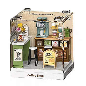 Конструктор-румбокс MINI HOUSE серии "Интерьер Мини" – Кофейня, 8034