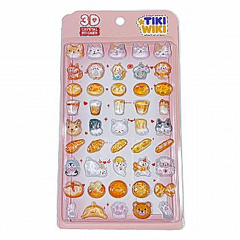 Набір 3D-наліпок TIKI WIKI серії "Crystal" – Тікі Затишок, 51422