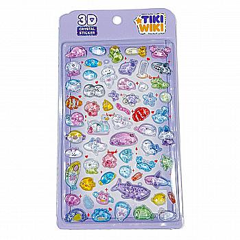 Набір 3D-наліпок TIKI WIKI серії "Crystal" – Тікі Море, 51423