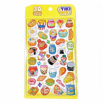 Набір 3D-наліпок TIKI WIKI серії "Crystal" – Тікі Смаколики, 51368