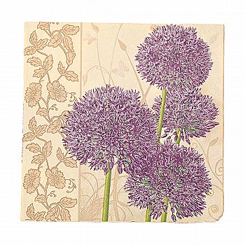 Декупажні серветки "Фіолетова розкіш", 33*33 см, МАКІ