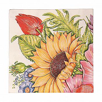 Декупажні серветки "Букет", 33*33 см, 18,5 г/м2, 1шт, МАКІ