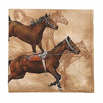 Декупажні серветки "Перегони", 33*33 см, 18,5 г/м2, 1шт, МАКІ