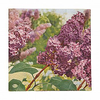 Декупажні серветки "Бузок", 33*33 см, МАКІ