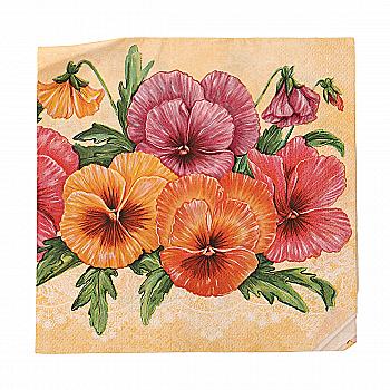 Декупажні серветки "Віоли великі", 33*33 см, МАКІ