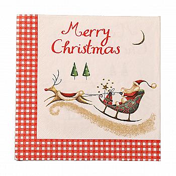 Декупажные салфетки "Merry Christmas", 33*33 см, ti-flair