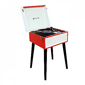 Програвач платівок, ENG Enigma в корпусі на ніжках, Musicality (Red)