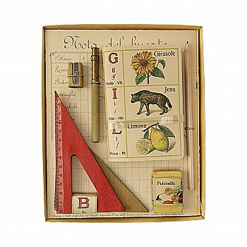 Письмовий набір д/каліграфії з блокнотом та аксесуарами, 14014 ТМ "Rubinato"