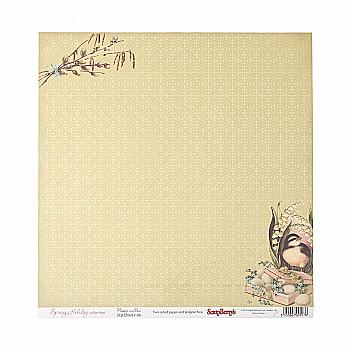 Папір для скрапбукiнгу Весняне Свято Верба