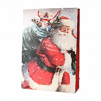 Подарунковий пакет новорічний 72*50*18 см, 3-1462