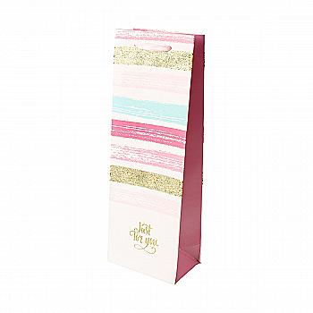 Подарунковий пакет новорічний 12,8*8,4*36 см, 3-8719-615