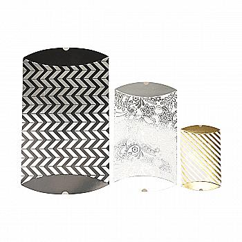 Набір пакетів подарункових паперових "Black&White" - "Elegance" DVD+M+S (3 вид. в асорт.), PO-05212