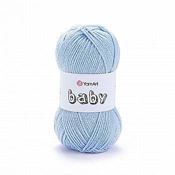 Пряжа для детей 215 голубой, TM YarnArt Baby