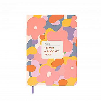 Блокнот для планування "I HAVE А BLOOMY PLAN mini" барвистий, orner-3015