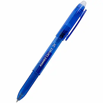 Ручка гелева Correct 3Х "пиши-стирай" синя,  Axent AG1122-02-A