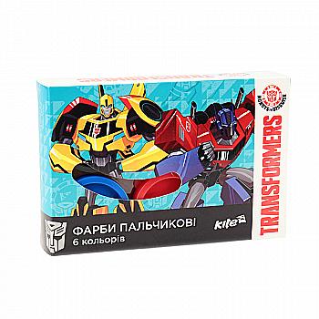 Фарби пальчикові, 6 кол., 35 мл. Transformers, TF17-064