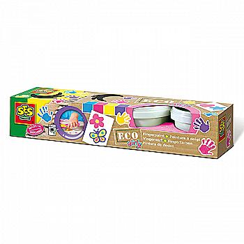 Пальчикові фарби ЕКО "Юні художниці" (4 кол. в пласт.б), 24927S