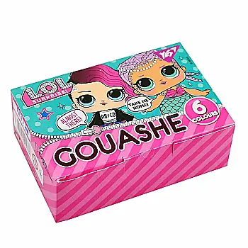 Гуашь 6 цв. "LOL Juicy", 20мл, 230370 Yes