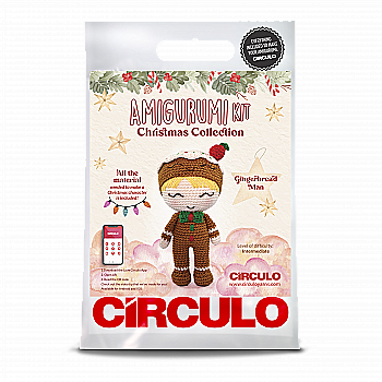 Набор для вязания крючком CHRISTMAS  Gingerbread Man (100% бавовна)