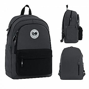 Рюкзак GoPack Education Teens 141L чорний, сірий, GO26-141L-4