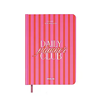 Планер-дневник "Daily planner club" розовый, orner-3003