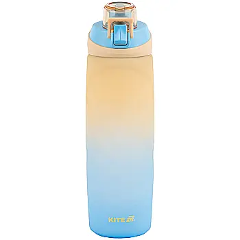 Пляшечка для води 760 мл, бежево-синя, K26-1200-1