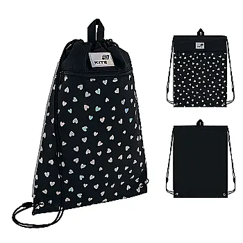 Сумка для взуття Kite 601M Black&Silver, K26-601M-14