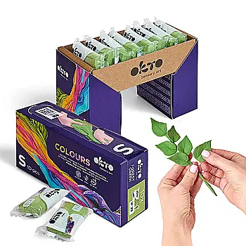 Повітряна глина Colours S, W23 Лісовий Зелений, TM OKTO, 10026