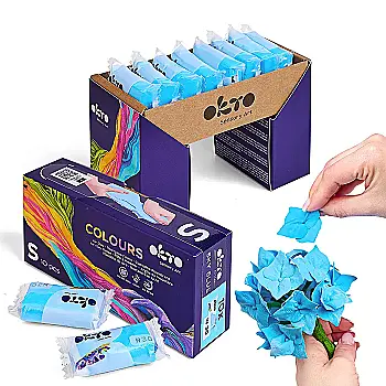 Повітряна глина Colours S, W30 Голубий, TM OKTO, 10028
