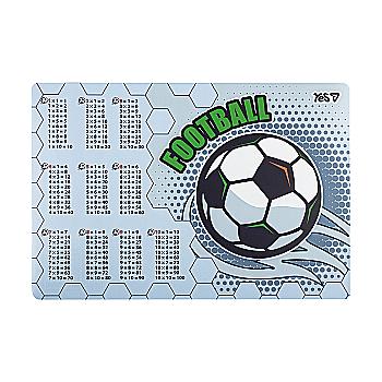 Підкладка пластикова для столу Yes "Football" табл. множ., 492377