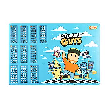 Підкладка пластикова для столу Yes "Stumble Guys" табл. множ., 492374