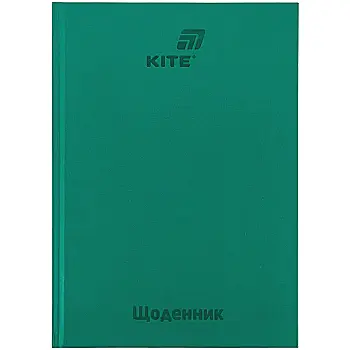 Дневник школьный, твердая обл., зеленый, K26-262-13