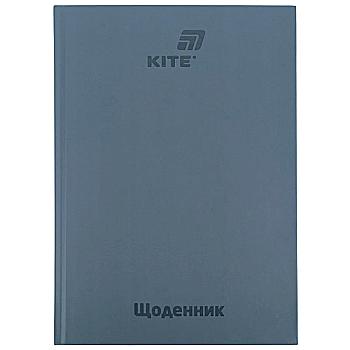 Дневник школьный, твердая обл., серый, K26-262-12