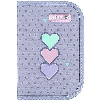 Пенал Kite 1 від., 1 відв., без наповнення 621 Lovely, K26-621-3